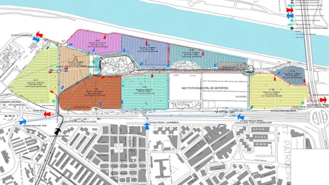 Plan de reorganización de aparcamientos públicos para la Feria de Sevilla. Estudio funcional e implantación. Sevilla