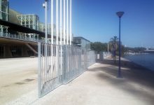 Vallado perimetral del Pabellón de la Navegación. Sevilla.