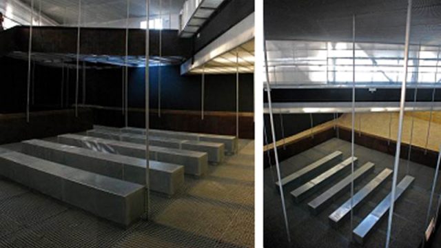 Banco Metálico Interior para el Centro de Interpretación de los Restos Arqueológicos. San Juan de Aznalfarache (Sevilla)