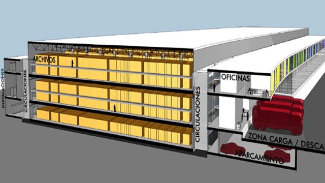 Concurso para Archivo y Almacenes. Madrid